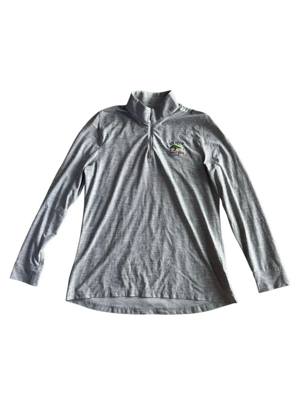 Greg Norman Play Dry U.S Open Torrey Pines 121st Golf 1/4 Zip Pullover Top Large